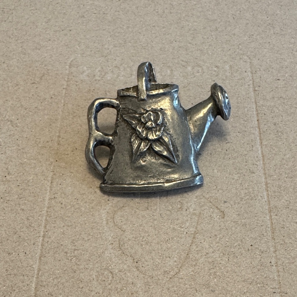 Silver Watering Can Tac Pin
